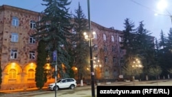 Armenia - The municipal administration building of Vanadzor, December 13, 2021.