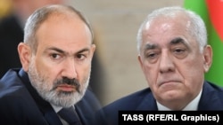 Никол Пашинян и Али Асадов