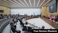 ნატოს წევრი ქვეყნების საგარეო საქმეთა მინისტრების შეხვედრა ბრიუსელში. 2021 წ. 23 მარტი.
