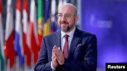 ფოტო არქივიდან. ევროპული საბჭოს პრეზიდენტი შარლ მიშელი