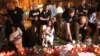 Armenia - Citizens pay their respects to a pregnant woman who was hit and killed by a police car that was part of Prime Minister Nikol Pashinian's motorcade, Yerevan, April 27, 2022.