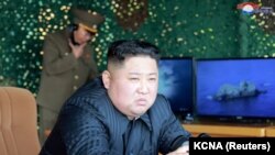 Түндүк Кореянын лидери Ким Чен Ын.