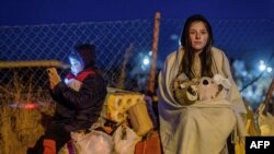 Украиналык качкындар Польшада. 26-февраль, 2022-жыл.