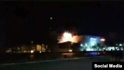 Исфахандагы аскердик заводдо болгон жарылуу.