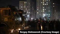 Алматы. 2022-жылдын 5-январына караган түн.