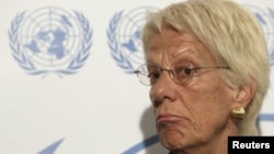 Carla Del Ponte is former chief prosecutor of the UN war crimes court in The Hague.