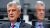 Ish-presidenti i Kosovës, Hashim Thaçi, gjatë një paraqitjeje para Dhomave të Specializuara në Hagë. 
