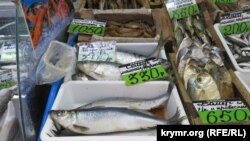 Цены на рынке в Феодосии. Крым, 2023 год