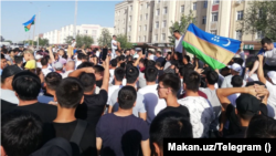 Нукустагы акцияда тартылган сүрөт. 1-июль, 2022-жыл. 