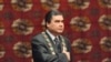President Gurbanguly Berdymukhammedov at his swearing-in on February 14