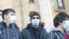 Газета “Ахали Таоба” под громким заголовком сообщает: “12-классники опять проведут акции!” (фото Левана Херхеулидзе)
