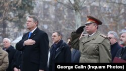 Ministrul Apărării, Nicolae Ciucă, alături de președintele Klaus Iohannis.
