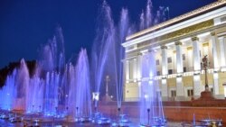 Здание театра оперы и балета имени Абая.