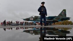 Qantdagi Rossiya aviabazasi.