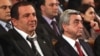 Лидер ППА Гагик Царукян (слева) и президент Армении Серж Саргсян на съезде ППА, 3 марта 2012 г. 
