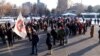 Ցուցարարները պահանջում են ազատ արձակել «Հաց բերողին», Երևան, 18-ը փետրվար, 2017 թ․ 