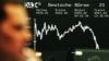Germany -- A German stock trader makes a phone call, Frankfurt, 21Oct 2008