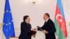 Президент Европейской комиссии Жозе Мануэль Баррозу и президент Азербайджана Ильхам Алиев во время церемонии подписания Декларации о «Южном коридоре», Баку, 13 января 2011 г. 