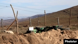 Участок армяно-азербайджанской границы в Тавушской области Армении