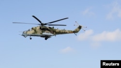 Российский военный вертолет Ми-24 (архив)