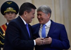 Сооронбай Жээнбековдун инаугурациясында. 2017-жылдын 24-ноябры.