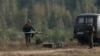 Белорусский военный с дроном во время совместных учений с российскими войсками в Беларуси в августе этого года