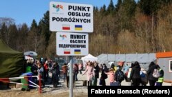 Польшанын аймагына өткөн украиналык качкындар.