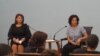 The Armenian Prime Minister's wife Anna Hakobian (R) meets with mothers of soldiers killed in Nagorno-Karabakh, Yerevan, 15Sept2018