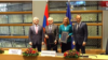 Armenia - The leaders of Armenia and the EU are posing for a photograph after the signing of the Comprehensive and Enhanced Partnership Agreement in Brussels, 24 Nov, 2017