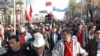 A demonstration in Bishkek in November 2006