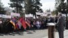 Президент Армении Серж Саргсян в ходе предвыборной кампании в Вайоцдзорской области Армении, 18 апреля 2012 г.
