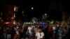 Протестиращи при централата на „ДПС – Ново начало“ на ул. „Врабча“ 23