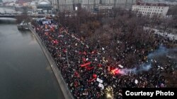 2011-жылдын декабрь айында Москвада өткөн акциялардын бири.