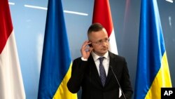 Министърът на външните работи на Унгария Петер Сиярто