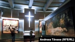 Armenia - Visitors at the Museum-Institute of the Armenian Genocide in Yerevan.