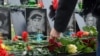 Ушанаваньне загінулых у цэнтры Кіева, 21 лістапада 2016 году.