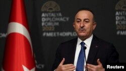 Turkish Foreign Minister Mevlut Cavusoglu (file photo)
