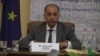 Armenia -- Sajjad Karim, co-chairman of the EU-Armenia Parliamentary Cooperation Committee, at a news conference in Yerevan, 20Dec2017. 