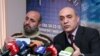 Рабочая группа на пресс-конференции представляет альтернативный пакет предложений по оцифровке вещания в Армении. Ереван, 21 декабря 2010 г.  