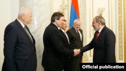Премьер-министр Армении Никол Пашинян принимает сопредседателей Минской группы ОБСЕ, Ереван, 27 мая 2019 г.
