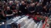 Turkey -- Protest action in Istanbul's Taksim square to commemorate 1915 killings of Armenians in the Ottoman Empire.