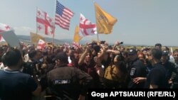 საპროტესტო აქცია საოკუპაციო ხაზთან