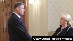 Klaus Iohannis și Viorica Dăncilă nu s-au văzut față în față în această campanie electorală, președintele în funcție refuzând să participe la o dezbatere electorală.