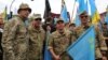 Крымская колонна ветеранов на «Марше защитников Украины», посвященном Дню Независимости Украины, 24 августа 2020 года