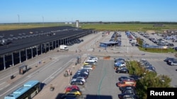 Aeroporti i Aalborgut në veri të Danimarkës, 25 shtator.