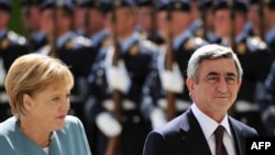 Встреча канцлера Германии Ангелы Меркель с президентом Армении Сержем Саргсяном, Берлин, 22 июня 2010 г.   