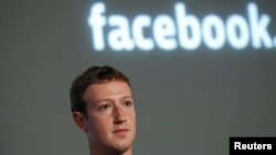 Facebook CEO Mark Zuckerberg listens to a question after introducing a new feature called "Graph Search" during a media event at the company's headquarters in Menlo Park, California, on January 15. 