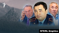 Нұрсұлтан Назарбаев, Нұрбол Назарбаев және оның әкесі Болат Назарбаев.