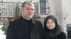 Өзбек оппозициясының қуғындағы лидері Мухаммад Салих әйелі Айдинмен.
