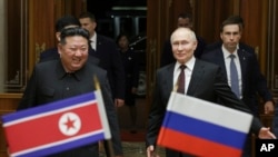 Ким Чен Ын и Владимир Путин